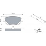 Bosch Σετ τακάκια, Δισκόφρενα - 0 986 494 171