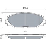 Bosch Σετ τακάκια, Δισκόφρενα - 0 986 494 174