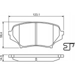 Bosch Σετ τακάκια, Δισκόφρενα - 0 986 494 188