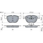 Bosch Σετ τακάκια, Δισκόφρενα - 0 986 494 191