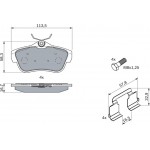 Bosch Σετ τακάκια, Δισκόφρενα - 0 986 494 192