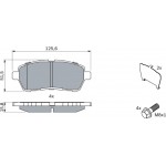 Bosch Σετ τακάκια, Δισκόφρενα - 0 986 494 195