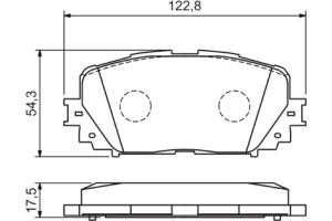 Bosch Σετ τακάκια, Δισκόφρενα - 0 986 494 196