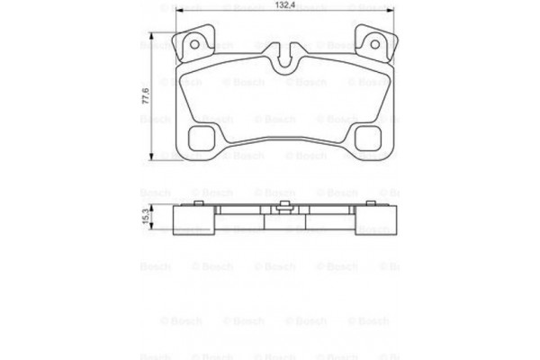 Bosch Σετ τακάκια, Δισκόφρενα - 0 986 494 205