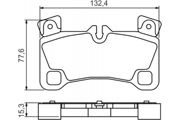 Bosch Σετ τακάκια, Δισκόφρενα - 0 986 494 205
