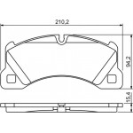 Bosch Σετ τακάκια, Δισκόφρενα - 0 986 494 206