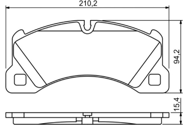Bosch Σετ τακάκια, Δισκόφρενα - 0 986 494 206