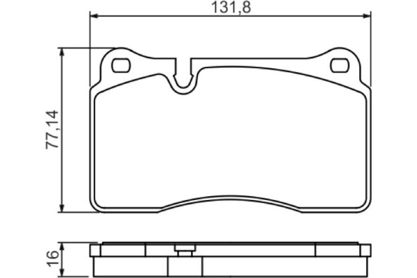 Bosch Σετ τακάκια, Δισκόφρενα - 0 986 494 207