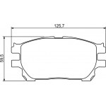 Bosch Σετ τακάκια, Δισκόφρενα - 0 986 494 212
