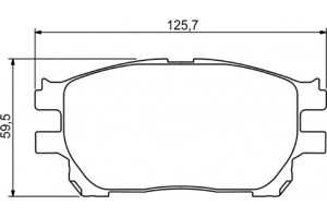 Bosch Σετ τακάκια, Δισκόφρενα - 0 986 494 212