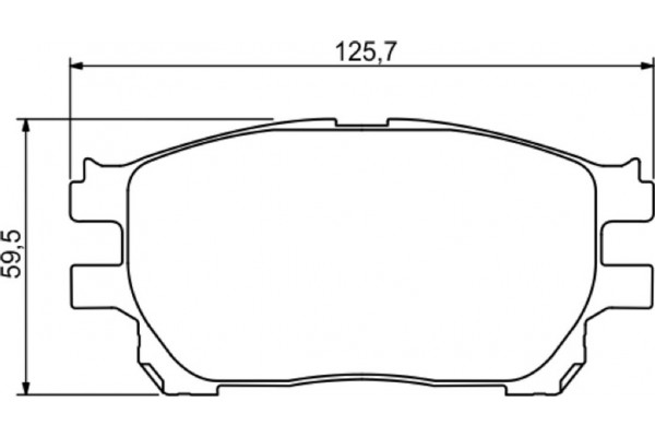Bosch Σετ τακάκια, Δισκόφρενα - 0 986 494 212