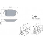 Bosch Σετ τακάκια, Δισκόφρενα - 0 986 494 214