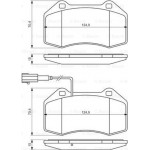 Bosch Σετ τακάκια, Δισκόφρενα - 0 986 494 228