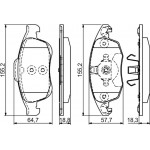 Bosch Σετ τακάκια, Δισκόφρενα - 0 986 494 235