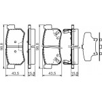 Bosch Σετ τακάκια, Δισκόφρενα - 0 986 494 237