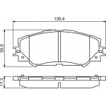 Bosch Σετ τακάκια, Δισκόφρενα - 0 986 494 240