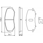 Bosch Σετ τακάκια, Δισκόφρενα - 0 986 494 241