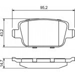 Bosch Σετ τακάκια, Δισκόφρενα - 0 986 494 247