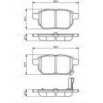 Bosch Σετ τακάκια, Δισκόφρενα - 0 986 494 255