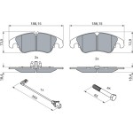 Bosch Σετ τακάκια, Δισκόφρενα - 0 986 494 259