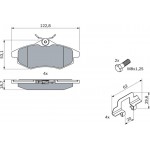 Bosch Σετ τακάκια, Δισκόφρενα - 0 986 494 262