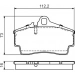 Bosch Σετ τακάκια, Δισκόφρενα - 0 986 494 265
