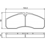 Bosch Σετ τακάκια, Δισκόφρενα - 0 986 494 266
