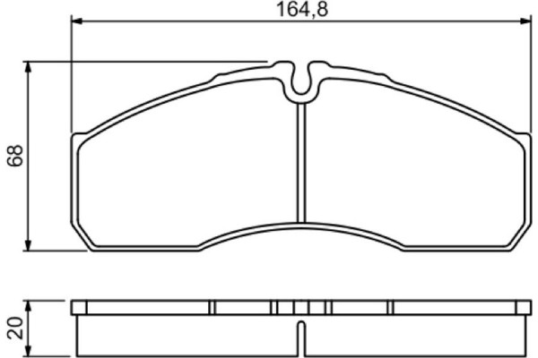 Bosch Σετ τακάκια, Δισκόφρενα - 0 986 494 266
