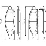 Bosch Σετ τακάκια, Δισκόφρενα - 0 986 494 268