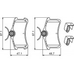 Bosch Σετ τακάκια, Δισκόφρενα - 0 986 494 274