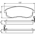Bosch Σετ τακάκια, Δισκόφρενα - 0 986 494 277