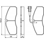Bosch Σετ τακάκια, Δισκόφρενα - 0 986 494 278