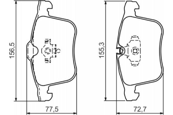 Bosch Σετ τακάκια, Δισκόφρενα - 0 986 494 280