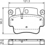Bosch Σετ τακάκια, Δισκόφρενα - 0 986 494 281