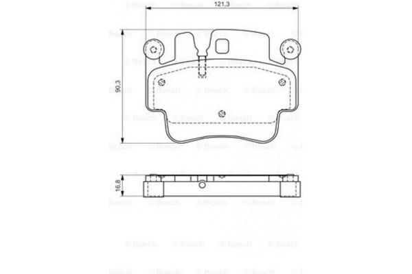 Bosch Σετ τακάκια, Δισκόφρενα - 0 986 494 281