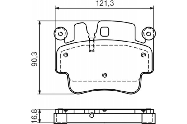 Bosch Σετ τακάκια, Δισκόφρενα - 0 986 494 281