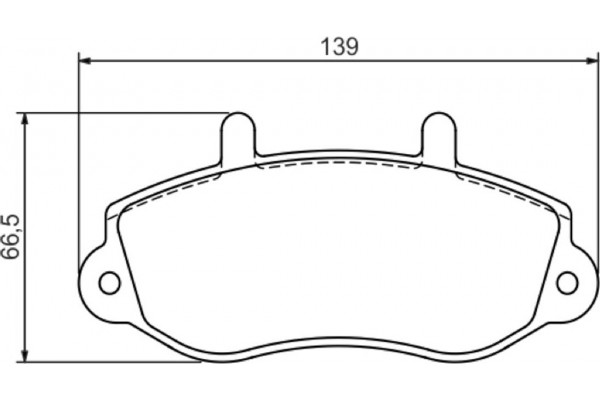 Bosch Σετ τακάκια, Δισκόφρενα - 0 986 494 288