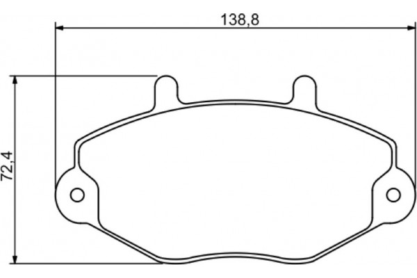 Bosch Σετ τακάκια, Δισκόφρενα - 0 986 494 289