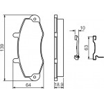 Bosch Σετ τακάκια, Δισκόφρενα - 0 986 494 292