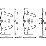 Bosch Σετ τακάκια, Δισκόφρενα - 0 986 494 294