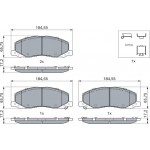 Bosch Σετ τακάκια, Δισκόφρενα - 0 986 494 298