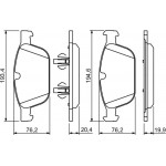 Bosch Σετ τακάκια, Δισκόφρενα - 0 986 494 305