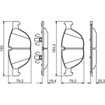 Bosch Σετ τακάκια, Δισκόφρενα - 0 986 494 307