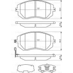 Bosch Σετ τακάκια, Δισκόφρενα - 0 986 494 315