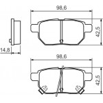 Bosch Σετ τακάκια, Δισκόφρενα - 0 986 494 328