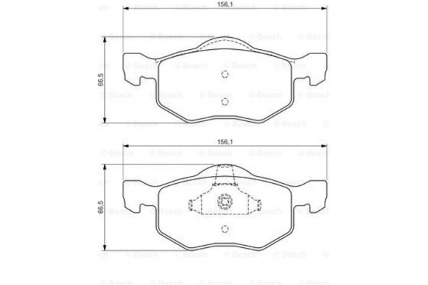 Bosch Σετ τακάκια, Δισκόφρενα - 0 986 494 361