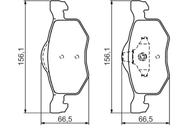 Bosch Σετ τακάκια, Δισκόφρενα - 0 986 494 361