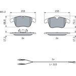 Bosch Σετ τακάκια, Δισκόφρενα - 0 986 494 371