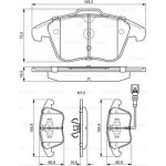 Bosch Σετ τακάκια, Δισκόφρενα - 0 986 494 372