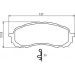 Bosch Σετ τακάκια, Δισκόφρενα - 0 986 494 373